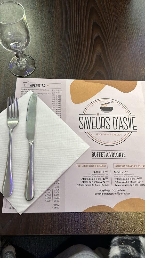 Buffet d'Asie - Menu Image 1