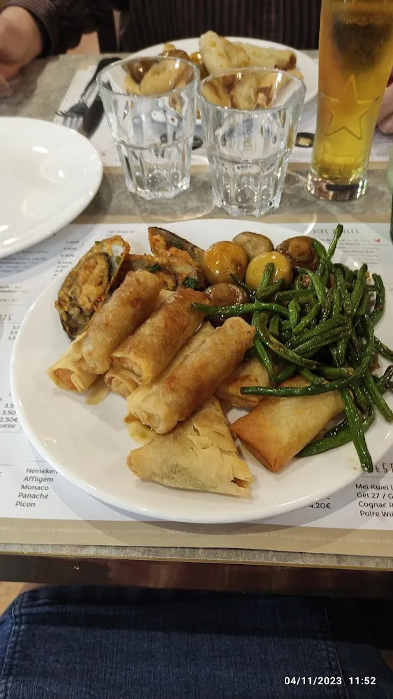 Nems Au Poulet Samoussas Bœuf Haricots Verts